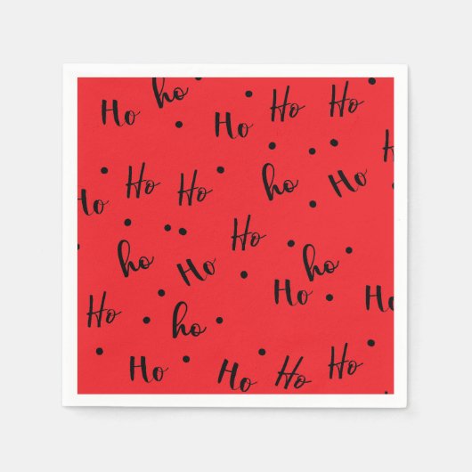 Ho ho ho servet (Voorkant)