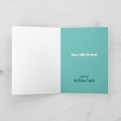 Ho Ho Ho Sinterklaas Aanpasbaar Kaart (Binnen)