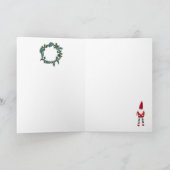 HO HO HO Sinterklaas is hier. Aanpasbaar Feestdagen Kaart (Binnen)