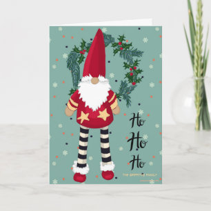 HO HO HO Sinterklaas is hier. Aanpasbaar Feestdagen Kaart