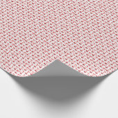 Ho Ho Ho Sinterklaas Kerstmis Patroon Cadeaupapier (Hoek)