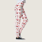 Ho Ho Ho Sinterklaas Kerstmis Patroon Leggings (Rechts)