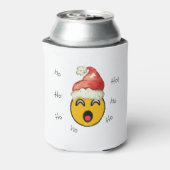 Ho Ho Ho smiley santa Blikjeskoeler (Blikje Achterkant)