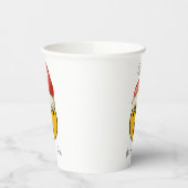 Ho Ho Ho smiley santa Papieren Bekers (Links)