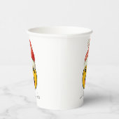 Ho Ho Ho smiley santa Papieren Bekers (Rechts)