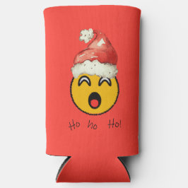 Ho Ho Ho smiley santa Seltzer Blikjeskoeler