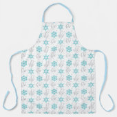 Ho Ho Ho Snowflakes Schort (Voorkant)