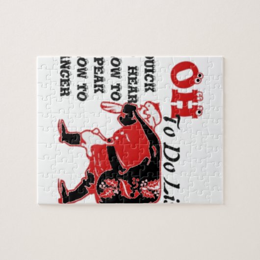 Ho Ho Ho! Speciale Kerstman om te doen Lijst Art P Legpuzzel (Horizontaal)