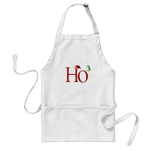 Ho Ho Ho Standaard Schort (Voorkant)