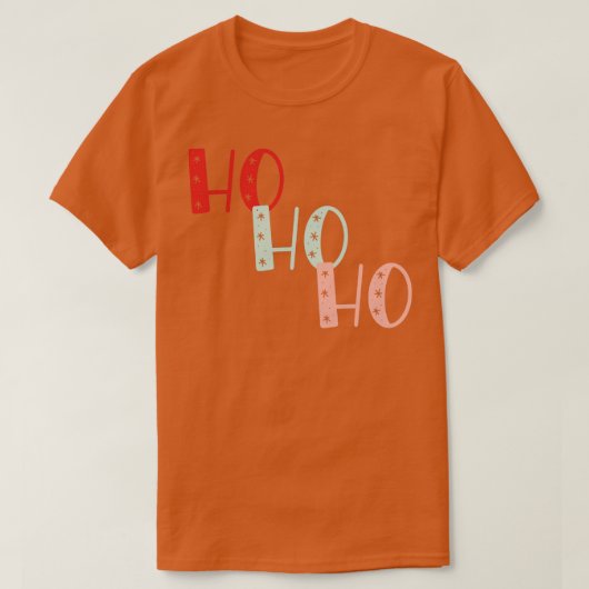 Ho Ho Ho T-shirt (Design voorkant)