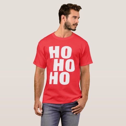 HO HO HO T-SHIRT (Voorkant volledig)