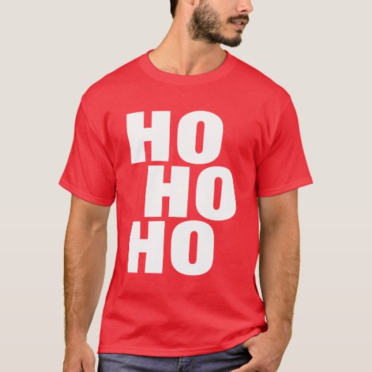 HO HO HO T-SHIRT (Voorkant)