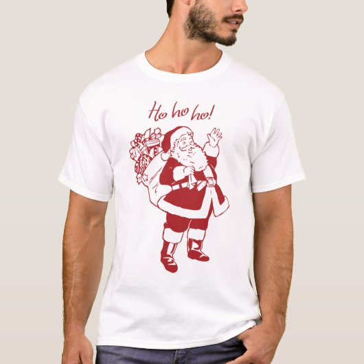 Ho! Ho! Ho! T-shirt (Voorkant)