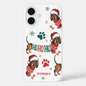 HO-HO-HO TECKEL KERSTMIS Case-Mate iPhone CASE (Achterkant)