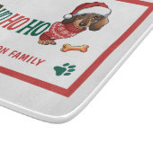 HO-HO-HO TECKEL KERSTMIS SNIJPLANK (Hoek)