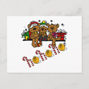 Ho Ho Ho Teddy Bears Briefkaart