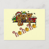 Ho Ho Ho Teddy Bears Briefkaart (Voorkant)
