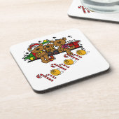 Ho Ho Ho Teddy Bears Drankjes Onderzetter (Linkerzijde)