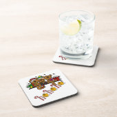 Ho Ho Ho Teddy Bears Drankjes Onderzetter (Rechterzijde)