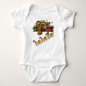 Ho Ho Ho Teddy Bears Romper (Voorkant)