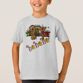 Ho Ho Ho Teddy Bears T-shirt (Voorkant)