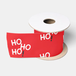Ho Ho Ho! Tekst rood lint