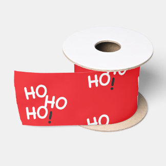 Ho Ho Ho! Tekst rood lint