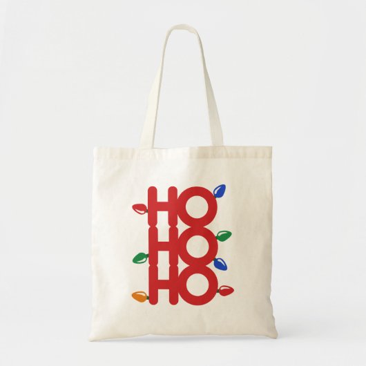 Ho Ho Ho Tote Bag (Voorkant)