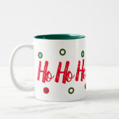 Ho Ho Ho Tweekleurige Koffiemok (Links)