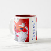  Ho Ho Ho Tweekleurige Koffiemok (Voorkant links)