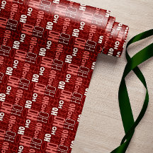 Ho Ho Ho Typografie Kerstrood