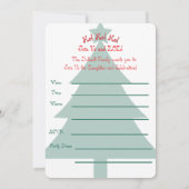 Ho! Ho! Ho! Uitnodiging voor het feest (Achterkant)