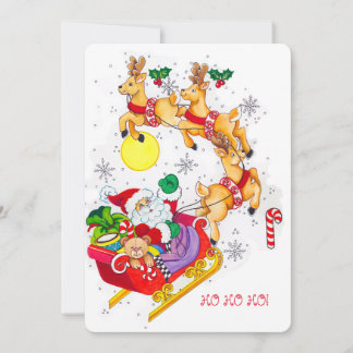 Ho! Ho! Ho! Uitnodiging voor het feest