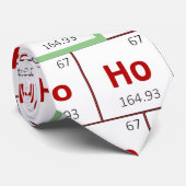 "Ho Ho Ho" Vakantie Periodiek Tabel Stropdas (Opgerold)