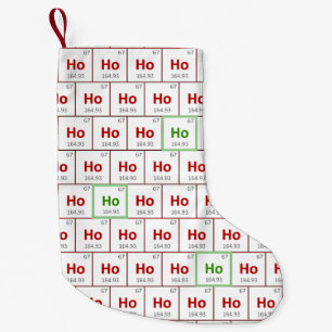 "Ho Ho Ho" Vakantie Periodieke Tafelchemie Kleine Kerstsok