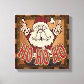 Ho Ho Ho Vakantie Sinterklaas Canvas (Voorkant)