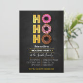 HO! HO! HO! Vakantiedenkpartij Kaart (Staand voorkant)