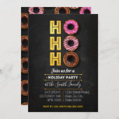 HO! HO! HO! Vakantiedenkpartij Kaart (Voorkant / Achterkant)