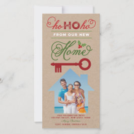 Ho Ho Ho Vanuit onze nieuwe thuis - mededeling ove Feestdagenkaart