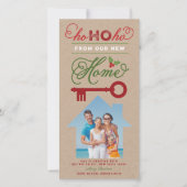 Ho Ho Ho Vanuit onze nieuwe thuis - mededeling ove Feestdagenkaart (Voorkant)