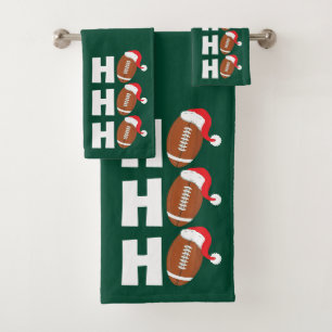 Ho Ho Ho Voetbal   Grappige Kerstmis Humor Bad Handdoek