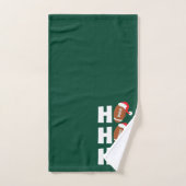 Ho Ho Ho Voetbal | Grappige Kerstmis Humor Bad Handdoek (Handdoek)