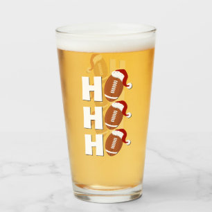 Ho Ho Ho Voetbal Grappige Kerstmis Humor Glas