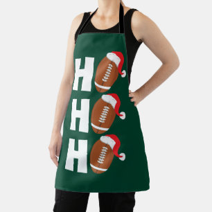 Ho Ho Ho Voetbal Grappige Kerstmis Humor Schort