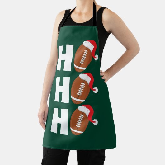Ho Ho Ho Voetbal | Grappige Kerstmis Humor Schort (Insitu)