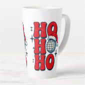 Ho ho ho vrolijk kerstfeest latte mok (Rechterhoek)