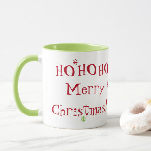 HO HO HO Vrolijk kerstfeest! Mok