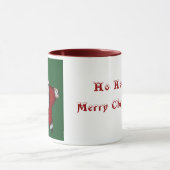 Ho Ho Ho! Vrolijk kerstfeest Mok Corgi (Midden)