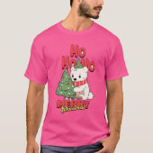 Ho Ho Ho! Vrolijk Kerstfeest Polar Beer Design Tsh T-shirt (Voorkant)