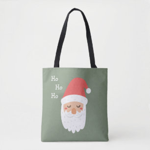 Ho ho ho Vrolijk Kerstfeest Schattige Sinterklaas Tote Bag
